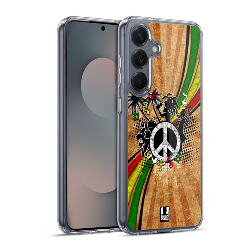 Head Case Designs Music Genre Reggae Soft Gel Case for Samsung Galaxy S25+ & MagSafe