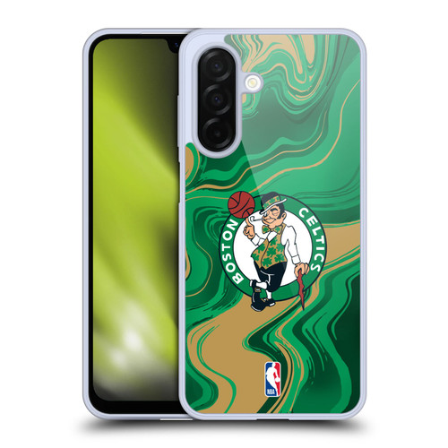 NBA Boston Celtics Marble Agates Soft Gel Case for Samsung Galaxy A26 5G