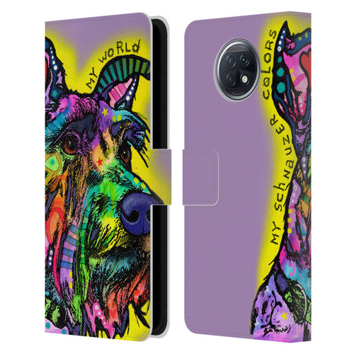 Dean Russo Dogs 3 My Schnauzer Leather Book Wallet Case Cover For Xiaomi Redmi Note 9T 5G