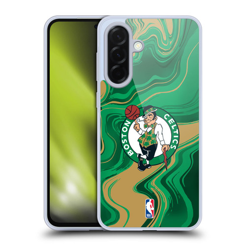 NBA Boston Celtics Marble Agates Soft Gel Case for Samsung Galaxy A36 5G