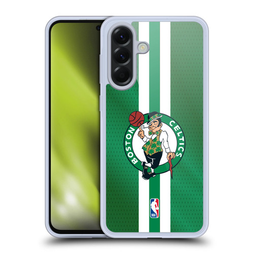 NBA Boston Celtics Stripes Soft Gel Case for Samsung Galaxy A56 5G