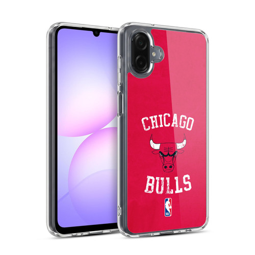 NBA Chicago Bulls Distressed Soft Gel Case for Samsung Galaxy A07 5G