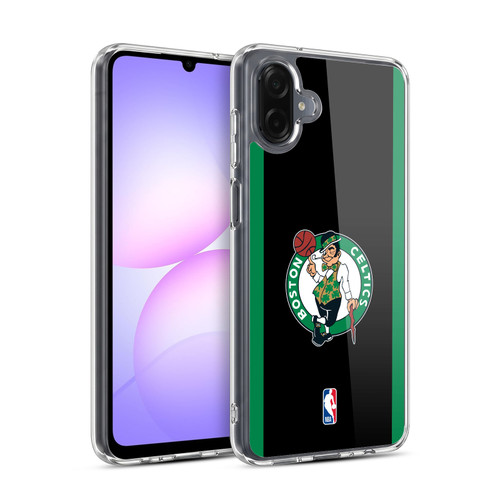 NBA Boston Celtics Logo Black Green Design Soft Gel Case for Samsung Galaxy A07 5G