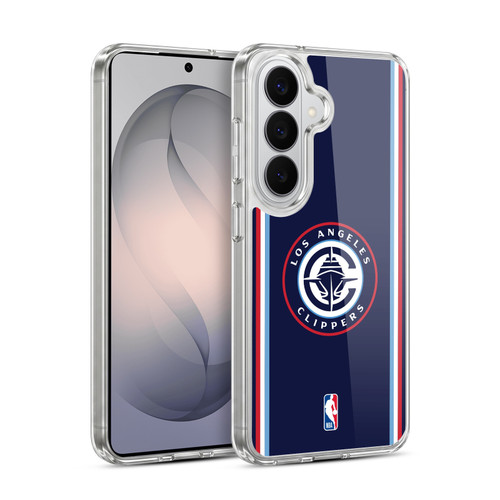 NBA Los Angeles Clippers Logo Navy Design Soft Gel Case for Samsung Galaxy S26