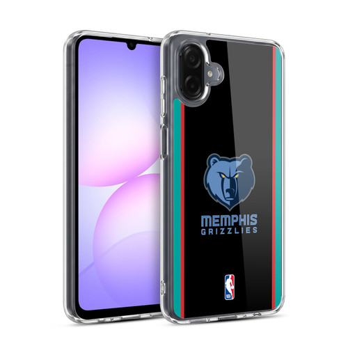 NBA Memphis Grizzlies Logo Black Design Soft Gel Case for Samsung Galaxy A07 5G