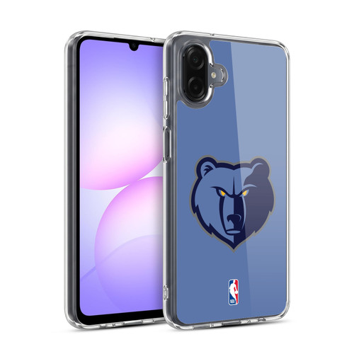 NBA Memphis Grizzlies Logo Light Blue Soft Gel Case for Samsung Galaxy A07 5G