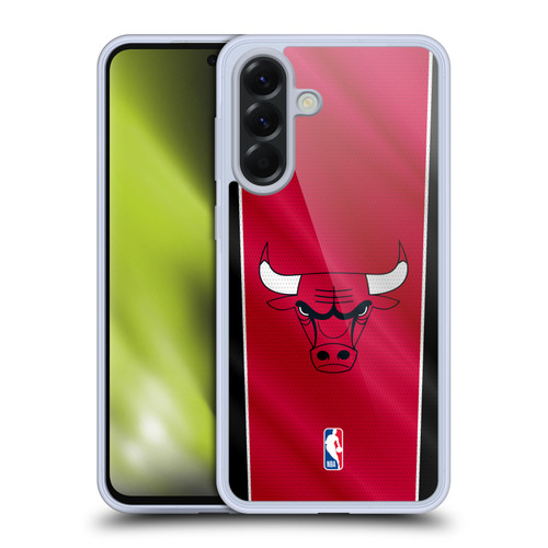 NBA Chicago Bulls Vertical Banner Soft Gel Case for Samsung Galaxy A56 5G