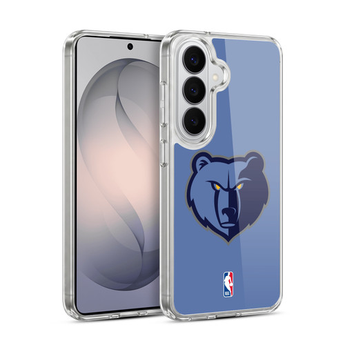 NBA Memphis Grizzlies Logo Light Blue Soft Gel Case for Samsung Galaxy S26