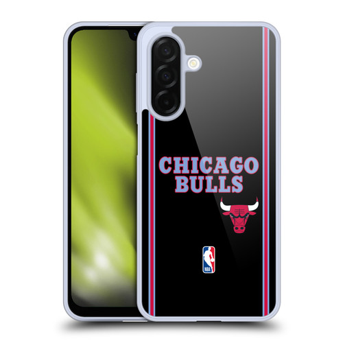 NBA Chicago Bulls Logo Black City Design Soft Gel Case for Samsung Galaxy A26 5G