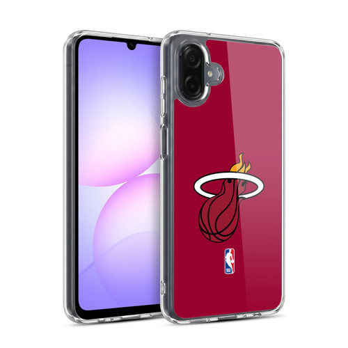 NBA Miami Heat Logo Red Soft Gel Case for Samsung Galaxy A07 5G