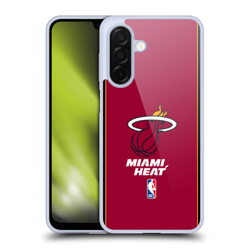 NBA Miami Heat Logo Red Design Soft Gel Case for Samsung Galaxy A26 5G