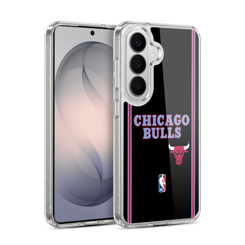 NBA Chicago Bulls Logo Black City Design Soft Gel Case for Samsung Galaxy S26
