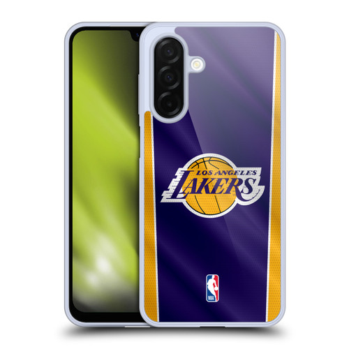 NBA Los Angeles Lakers Vertical Banner Soft Gel Case for Samsung Galaxy A26 5G