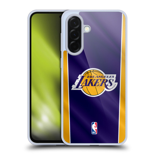 NBA Los Angeles Lakers Vertical Banner Soft Gel Case for Samsung Galaxy A36 5G