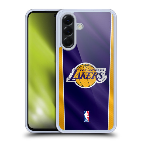 NBA Los Angeles Lakers Vertical Banner Soft Gel Case for Samsung Galaxy A56 5G