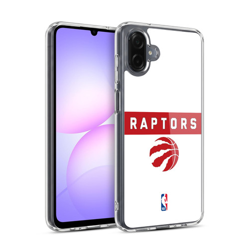 NBA Toronto Raptors Logo White Design Soft Gel Case for Samsung Galaxy A07 5G