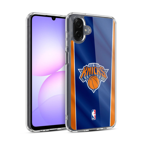 NBA New York Knicks Vertical Banner Soft Gel Case for Samsung Galaxy A07 5G