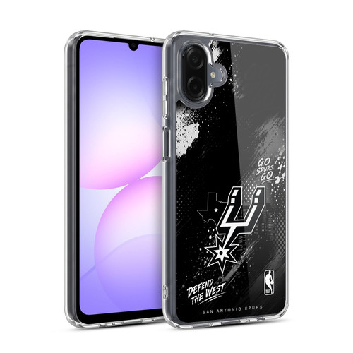 NBA San Antonio Spurs Monochrome Soft Gel Case for Samsung Galaxy A07 5G