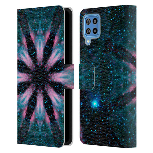 Aimee Stewart Mandala Galactic Leather Book Wallet Case Cover For Samsung Galaxy F22 (2021)