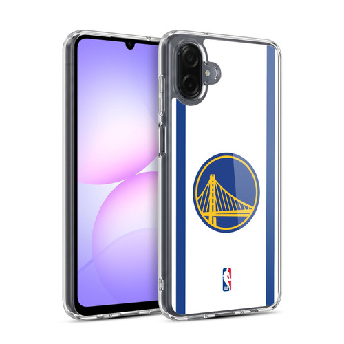 NBA Golden State Warriors Logo White Design Soft Gel Case for Samsung Galaxy A07 5G