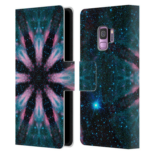 Aimee Stewart Mandala Galactic Leather Book Wallet Case Cover For Samsung Galaxy S9