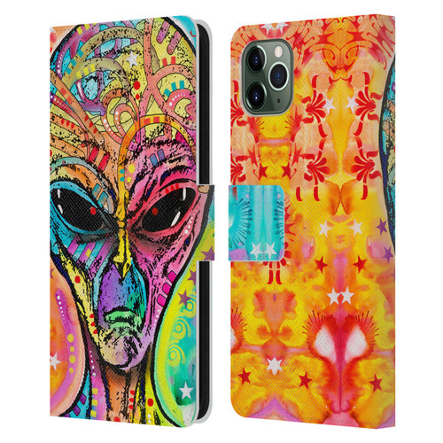Dean Russo Pop Culture Alien Leather Book Wallet Case Cover For Apple iPhone 11 Pro Max