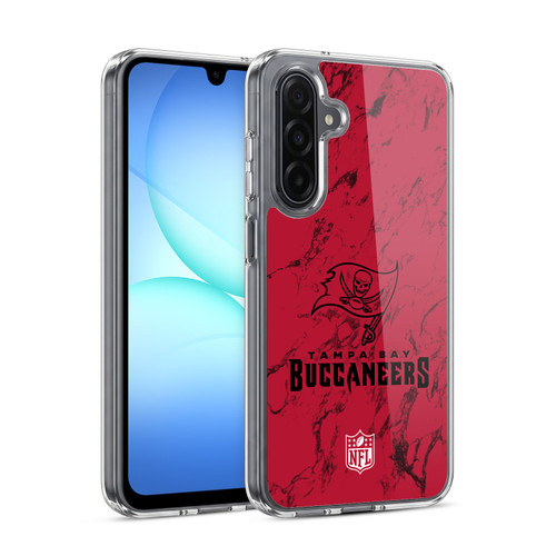NFL Tampa Bay Buccaneers Graphics Coloured Marble Soft Gel Case for Samsung Galaxy A17 4G / 5G