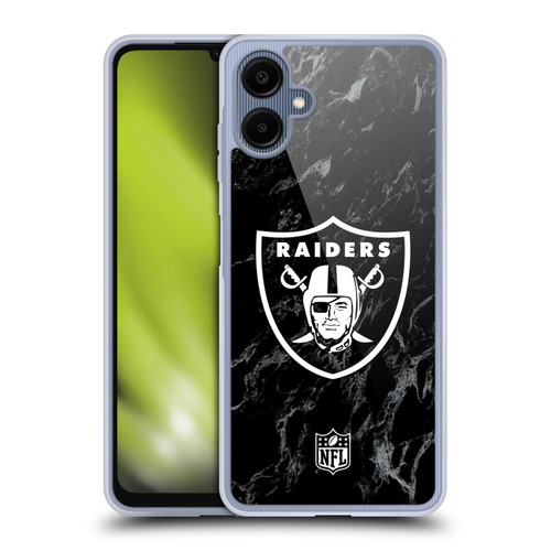 NFL Las Vegas Raiders Graphics Coloured Marble Soft Gel Case for Samsung Galaxy A06 4G / 5G
