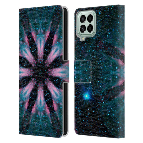 Aimee Stewart Mandala Galactic Leather Book Wallet Case Cover For Samsung Galaxy M53 (2022)