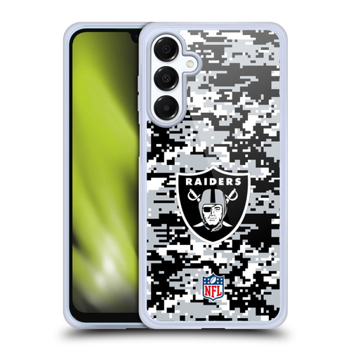 NFL Las Vegas Raiders Graphics Digital Camouflage Soft Gel Case for Samsung Galaxy A16 5G & MagSafe
