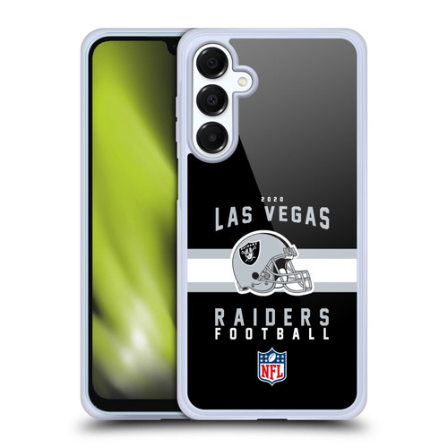NFL Las Vegas Raiders Graphics Helmet Typography Soft Gel Case for Samsung Galaxy A16 5G & MagSafe