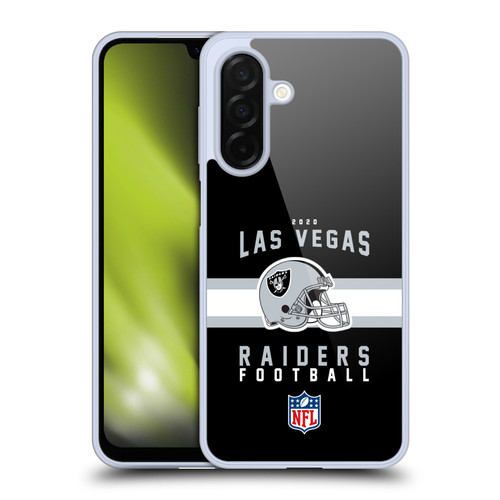 NFL Las Vegas Raiders Graphics Helmet Typography Soft Gel Case for Samsung Galaxy A26 5G