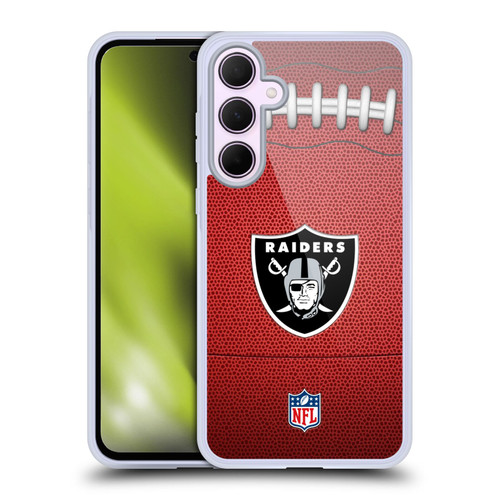 NFL Las Vegas Raiders Graphics Football Soft Gel Case for Samsung Galaxy A35 5G