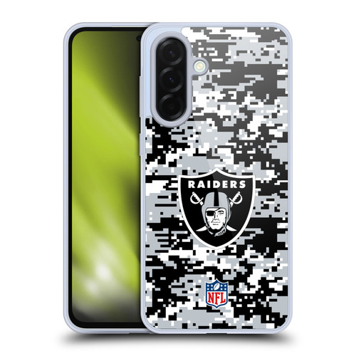 NFL Las Vegas Raiders Graphics Digital Camouflage Soft Gel Case for Samsung Galaxy A36 5G