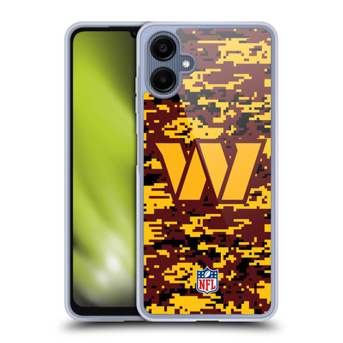 NFL Washington Football Team Graphics Digital Camouflage Soft Gel Case for Samsung Galaxy A06 4G / 5G