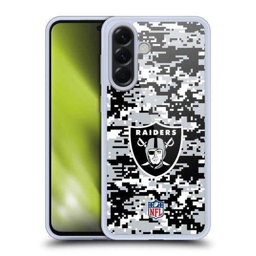 NFL Las Vegas Raiders Graphics Digital Camouflage Soft Gel Case for Samsung Galaxy A56 5G