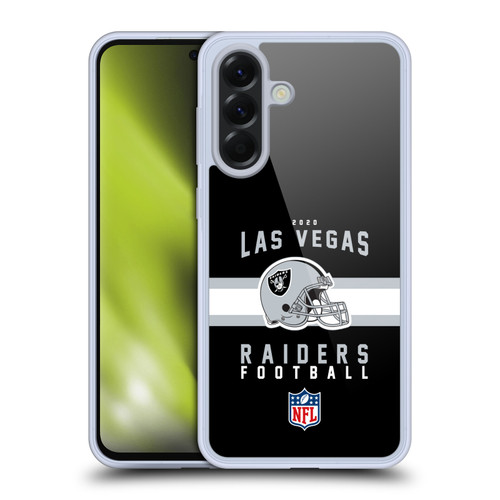 NFL Las Vegas Raiders Graphics Helmet Typography Soft Gel Case for Samsung Galaxy A56 5G