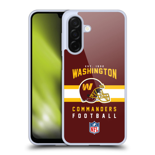 NFL Washington Football Team Graphics Helmet Typography Soft Gel Case for Samsung Galaxy A26 5G