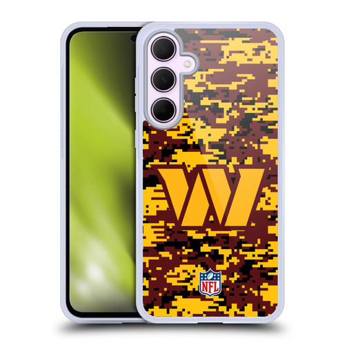 NFL Washington Football Team Graphics Digital Camouflage Soft Gel Case for Samsung Galaxy A35 5G