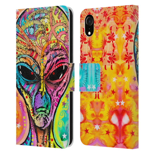 Dean Russo Pop Culture Alien Leather Book Wallet Case Cover For Apple iPhone XR