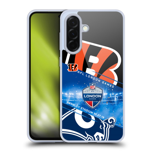 NFL 2019 London Games Bengals VS. Rams Soft Gel Case for Samsung Galaxy A36 5G