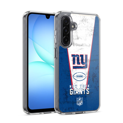 NFL New York Giants Logo Art Banner Soft Gel Case for Samsung Galaxy A17 4G / 5G