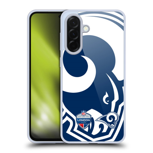 NFL 2019 London Games Oversized Rams Soft Gel Case for Samsung Galaxy A36 5G