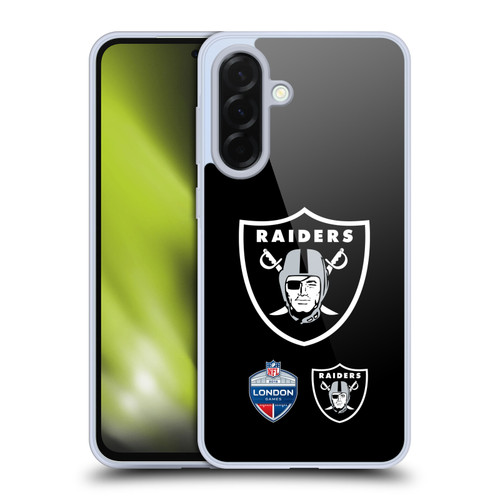 NFL 2019 London Games Oversized Raiders Soft Gel Case for Samsung Galaxy A36 5G