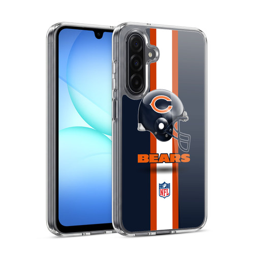 NFL Chicago Bears Logo Helmet Soft Gel Case for Samsung Galaxy A17 4G / 5G