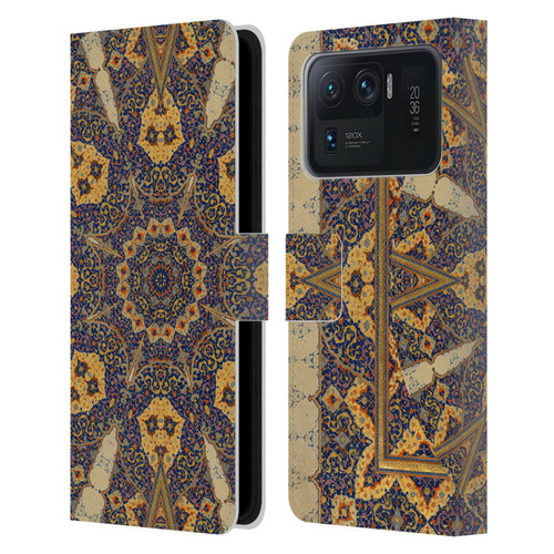Aimee Stewart Mandala Ancient Script Leather Book Wallet Case Cover For Xiaomi Mi 11 Ultra