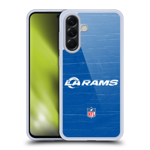 NFL Los Angeles Rams Logo Distressed Look Soft Gel Case for Samsung Galaxy A56 5G