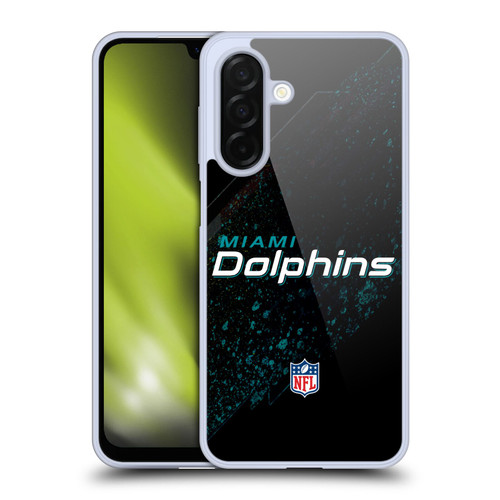 NFL Miami Dolphins Logo Blur Soft Gel Case for Samsung Galaxy A26 5G