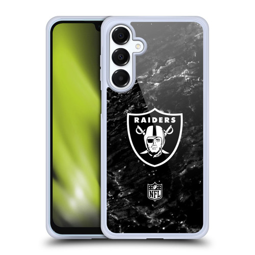 NFL Las Vegas Raiders Artwork Marble Soft Gel Case for Samsung Galaxy A16 5G & MagSafe