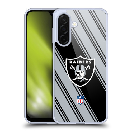 NFL Las Vegas Raiders Artwork Stripes Soft Gel Case for Samsung Galaxy A26 5G